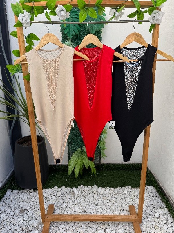 Producto - Body Escote de lentejuelas