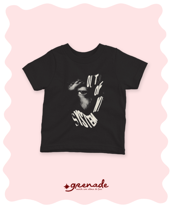 Baby tee "out of my system"