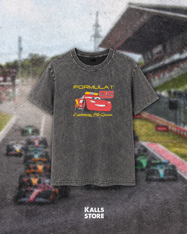 Producto - Remera stone-wash Rayo Mcqueen #f1