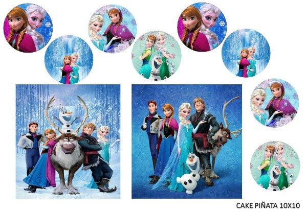 Producto - LAMINA TORTA RECTANGULAR O CAKE PIÑATA FROZEN