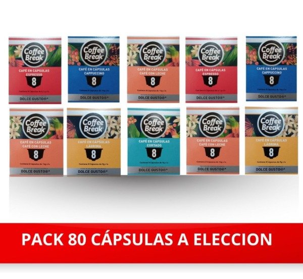 Producto - PACK 80 CAPSULAS  10 CAJAS DE 8u