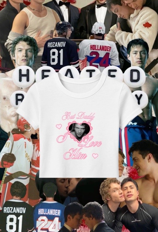 Producto - Baby tee Heated Rivalry ILYA - But Dady I love Him