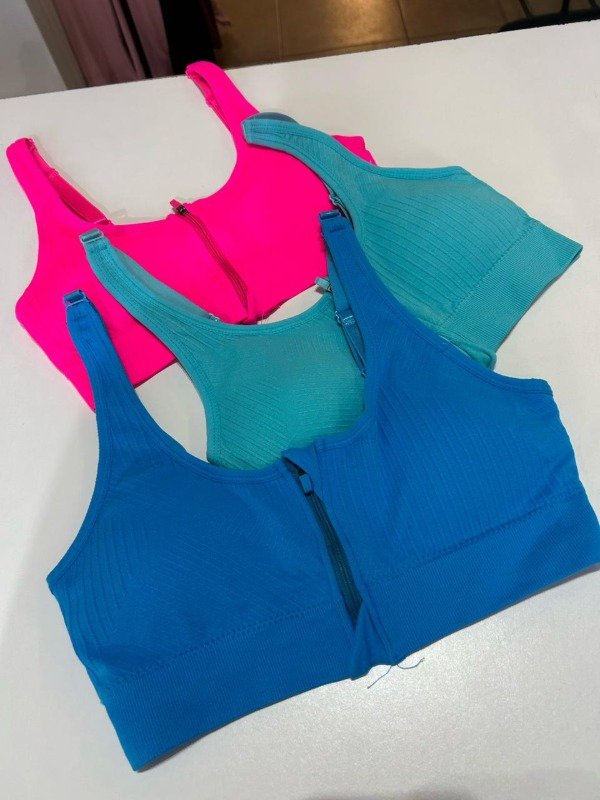 Producto - Cod. 167 - Top deportivo con cierre