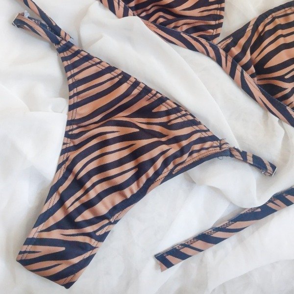 Producto - Bikinis cebra marrón