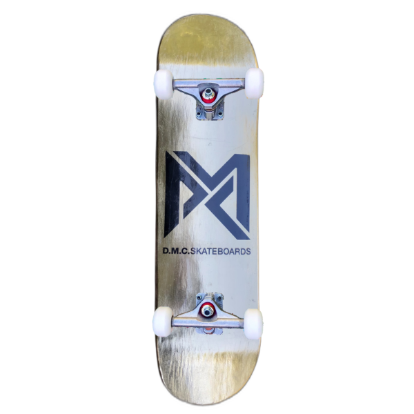 Producto - Skate Profesional Tabla DMC Skateboards Completo - Dorado -ENVÍO GRATIS