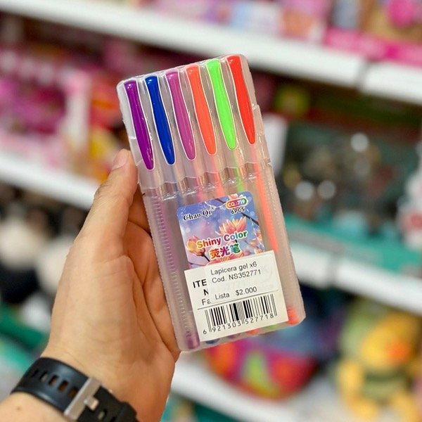 Producto - Set X6 Lapiceras De Gel 352771