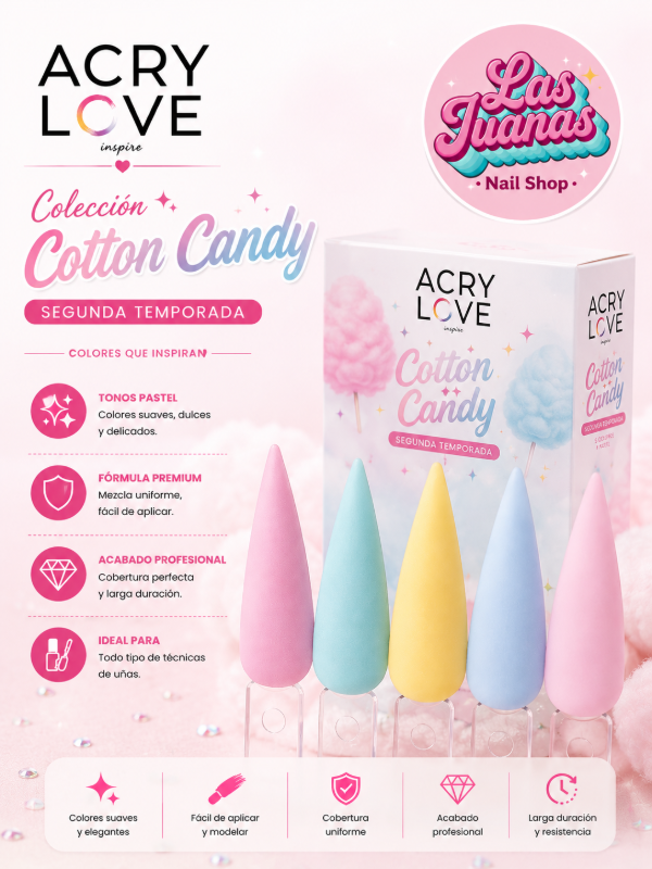 Producto - Acrylove x5 Cotton Candy Segunda Temporada