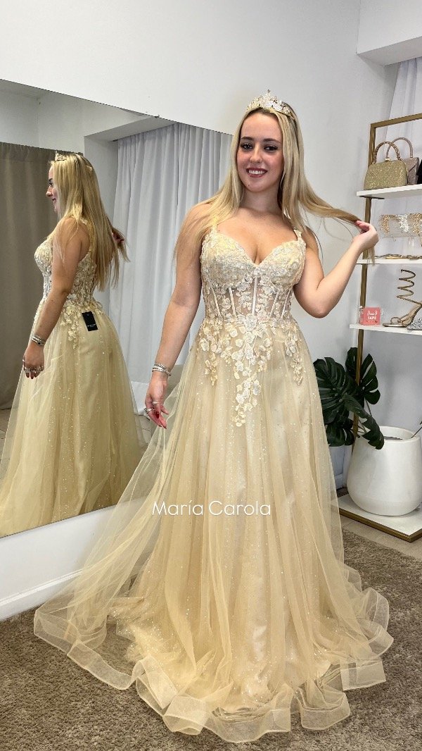 Producto - VESTIDO JOSEFINA CHAMPAGNE