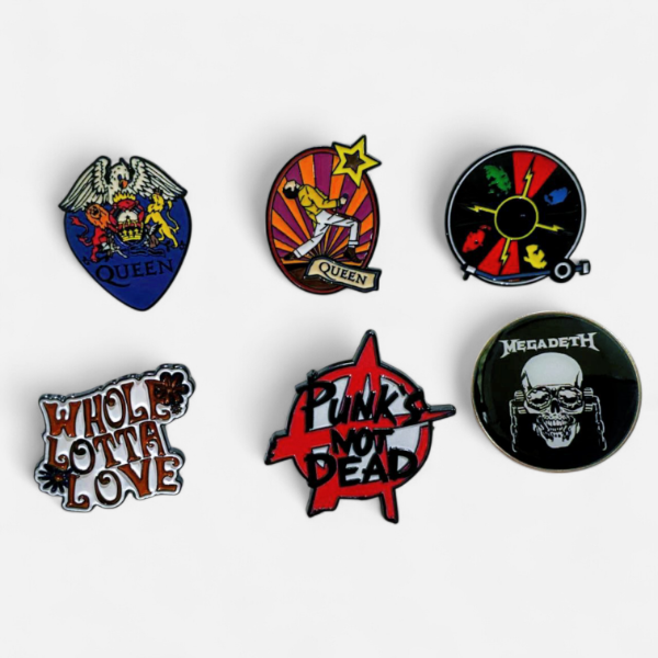 Producto - Pins metálicos Bandas
