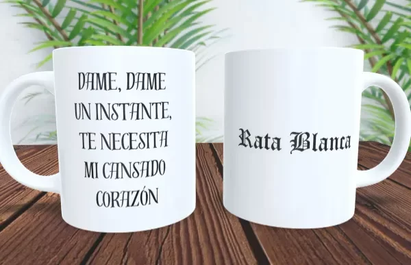 Producto - Taza - Rata Blanca frase 1