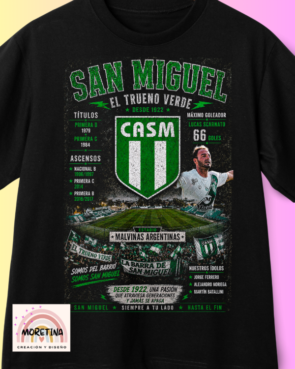 Producto - Remera de Club San Miguel