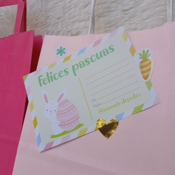 Producto - Postales ''Felices pascuas''