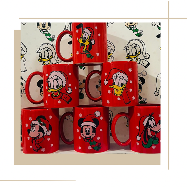 Producto - Taza Personajes Rojo Navidad