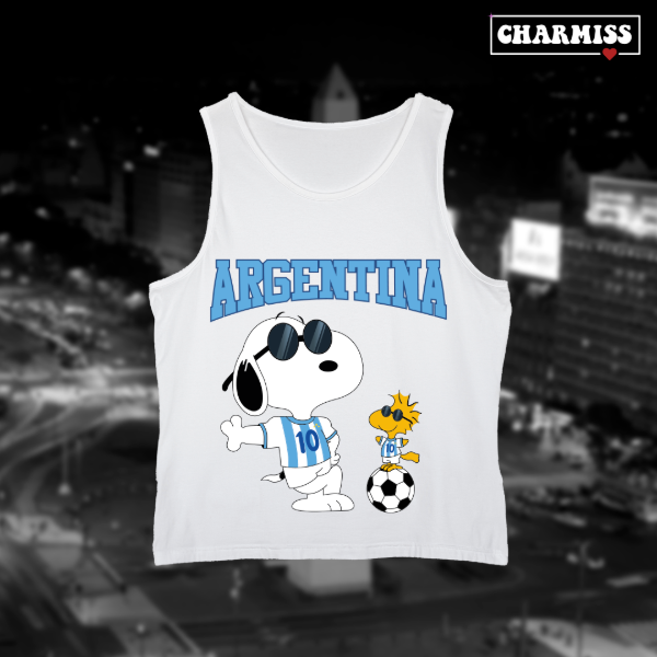 Tank top Snoopy x Argentina