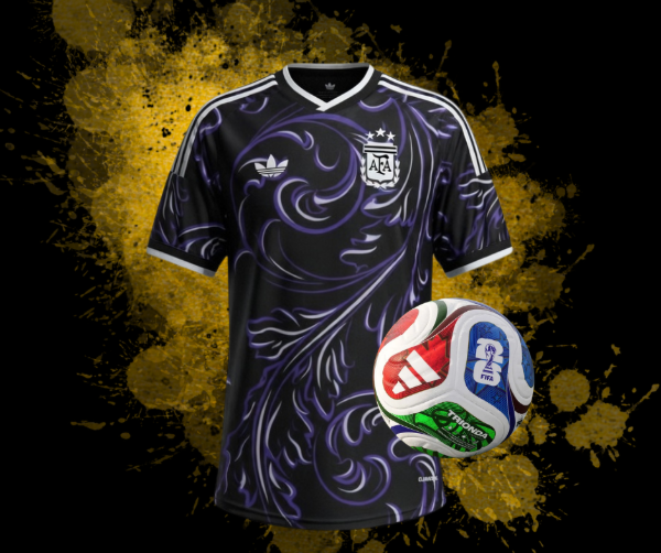 Producto - COMBO CAMPEÓN: Camiseta Argentina Suplente + Pelota de regalo