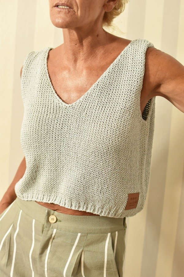 Producto - Top Paz Gris