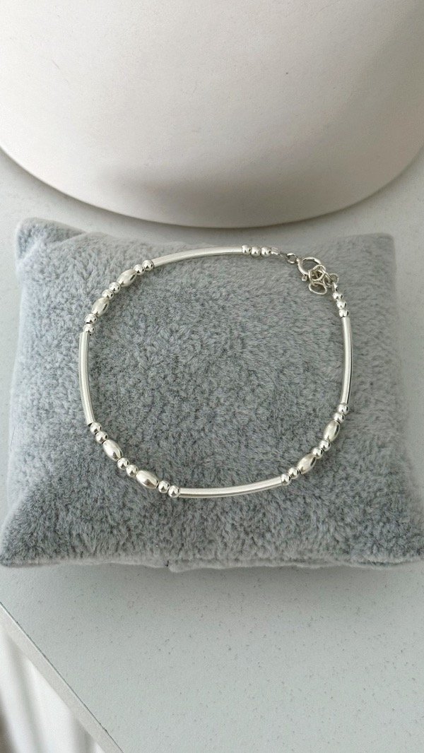 Producto - Pulsera barrita semi y bolit int P925