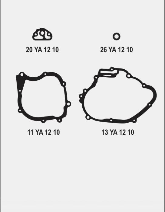 Producto - JUNTAS COMPLETA (CON ORING) YAMAHA NEW CRYPTON 110 - ALFA - 1