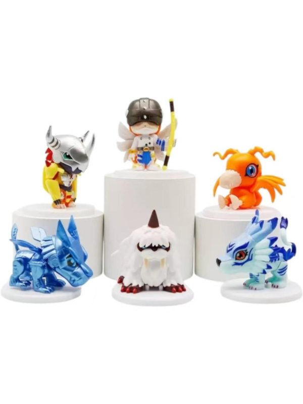Producto - Digimon set x6 (6CM) - Figura Digimon - Nirostoys