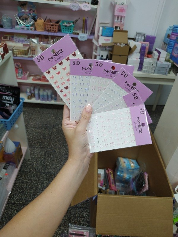 Producto - Stikers para uñas moñito