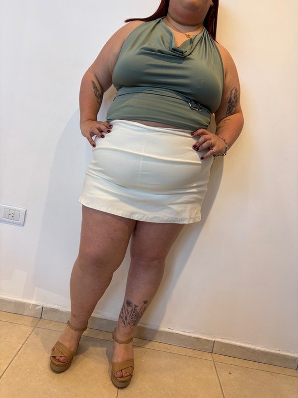 Producto - Skort CARTAGENA blanco