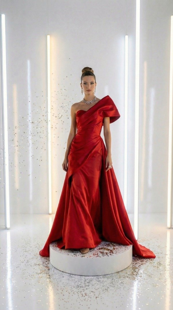 Producto - Vestido Regina red Pose collection '26