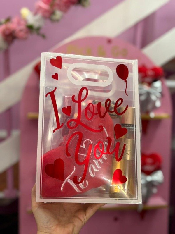 Producto - Box peluche + body splash SAN VALENTIN