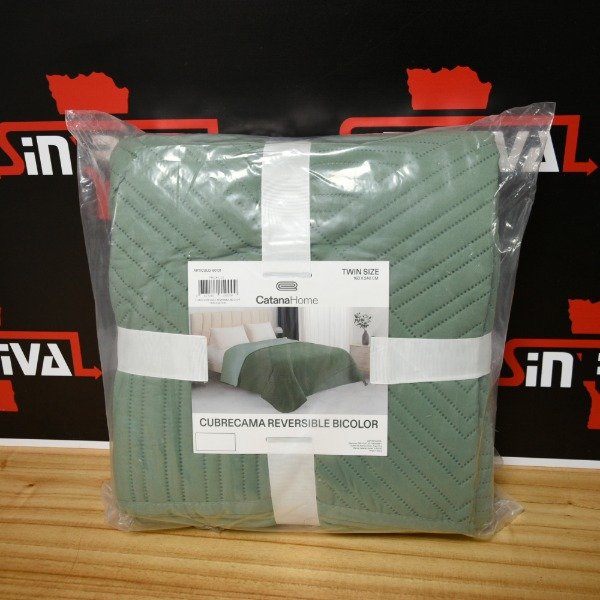 Producto - CUBRECAMA REVERSIBLE BICOLOR TWIN