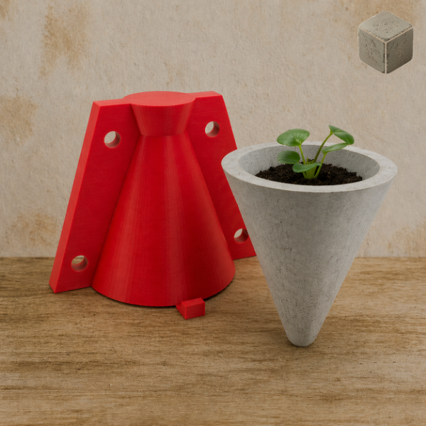 Producto - Modelo Cono - Molde para Macetas