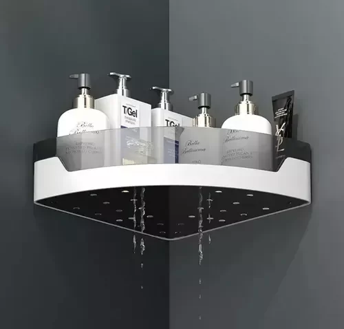 Producto - Esquinero Organizador P/ Ducha Adhesivo Escurridor Reforzado