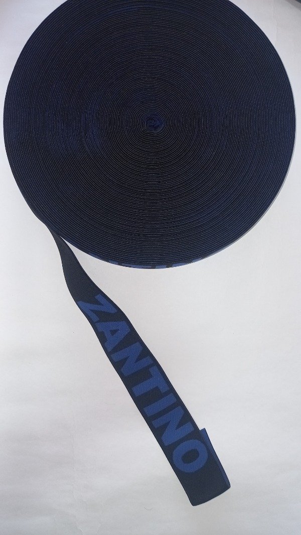 Producto - Elástico Zantino Afelpado 4cm Azul