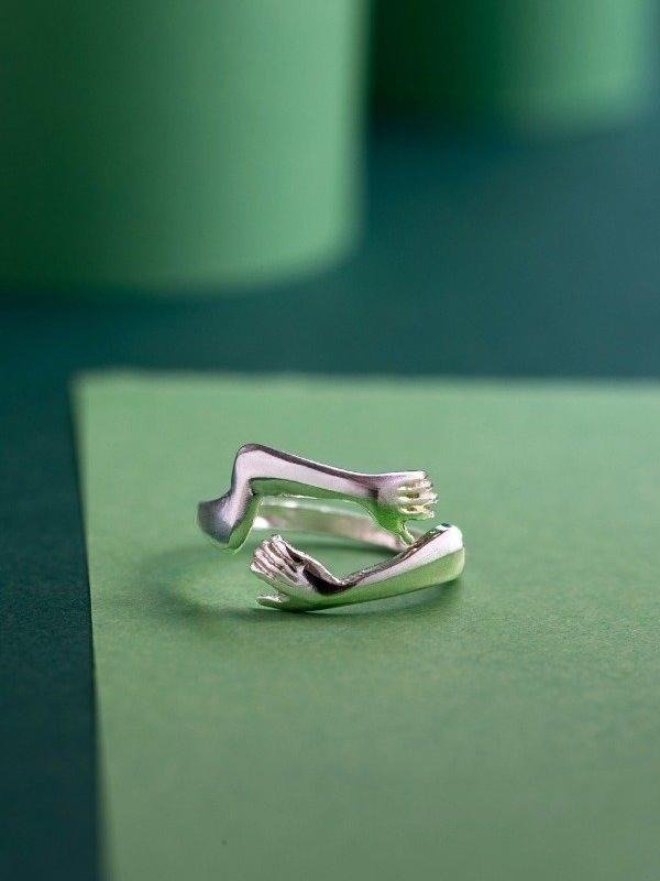 Producto - Anillo Abrazo plata925