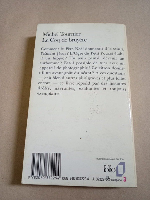 Producto - Le Coq de bruyére - Tournier - Gallimard 1978 - 1