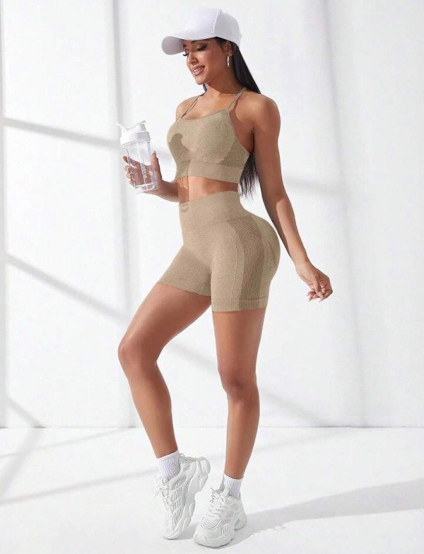 Producto - Conjunto Calza y Top Seamless Arena