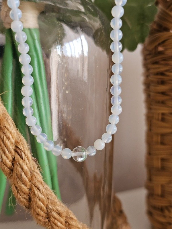 Producto - Collar gargantilla Piedra Lunar