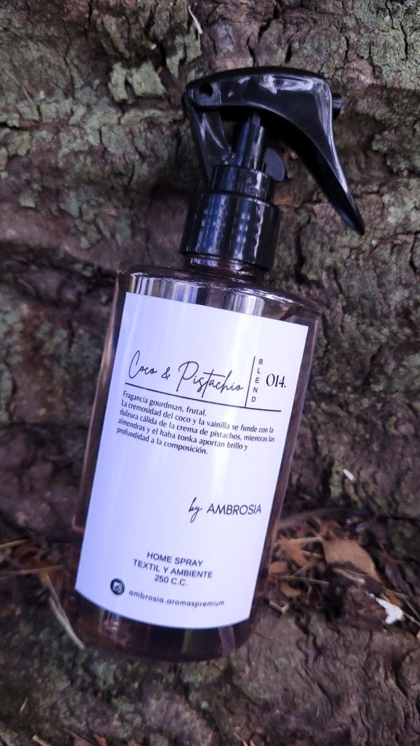 Producto - Coco y Pistachio - Spray textil y ambiental