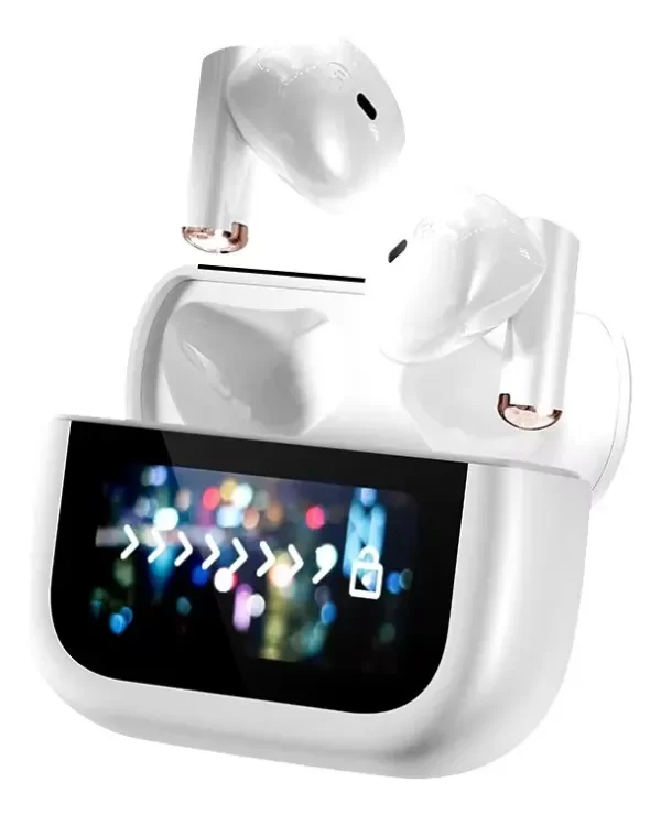 Producto - Auriculares Bluetooth Yx29 Con Pantalla Táctil Blanco