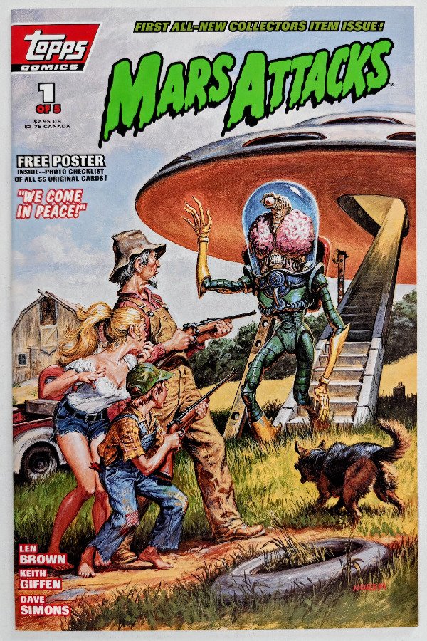 Producto - Mars Attacks #1 (1994) - 1er número basada en los clásicos trading cards - 0