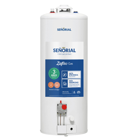 Producto - Termotanque SEÑORIAL ZAFIRO TSZ-85 83 Lts MG Conexión Superior