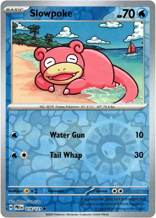 Producto - Slowpoke - 018/131 - Prismatic Evolutions - Reverse Holo