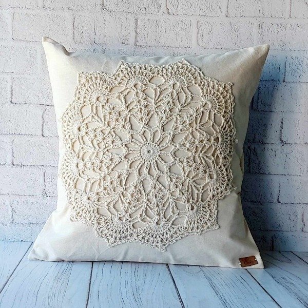 Producto - Almohadón Mandala crochet