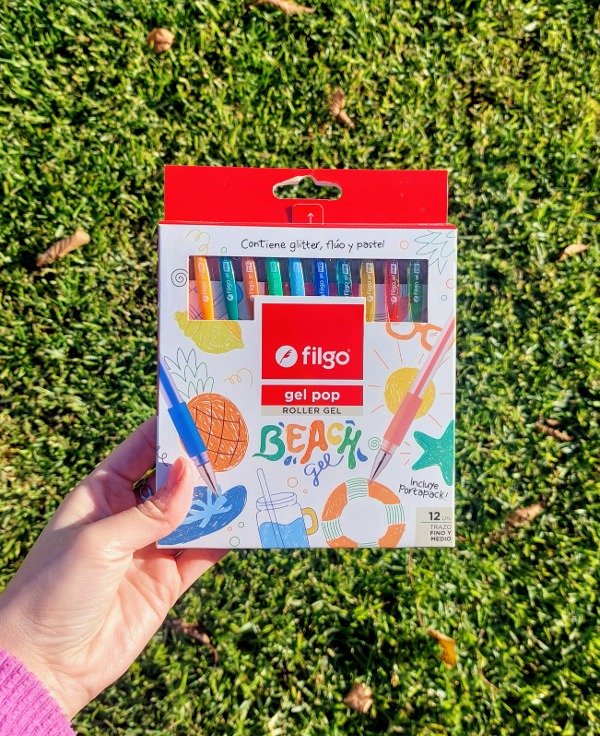 Producto - Roller gel pop Filgo BEACH x12