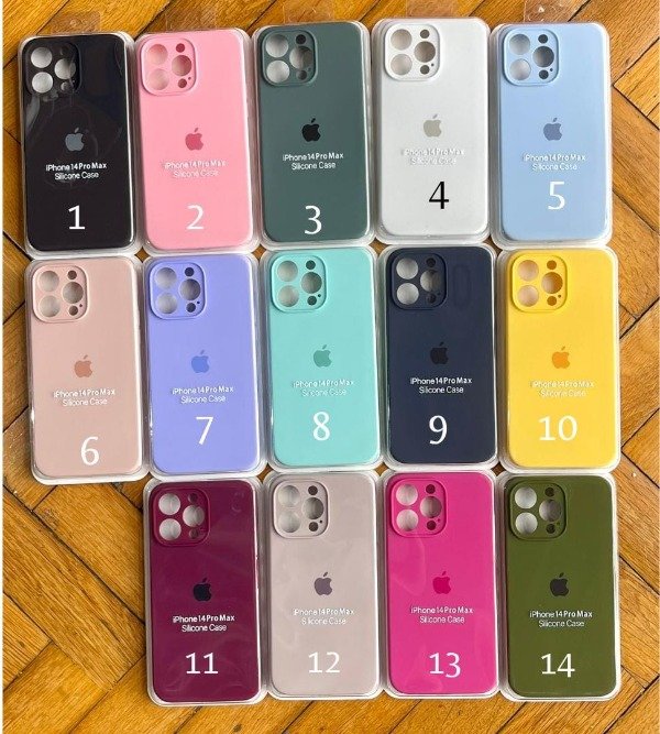 Producto - Silicone cases Iphone 14 max / plus Full cover