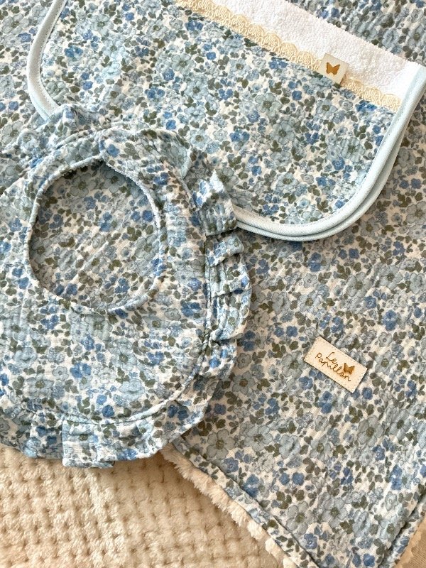 Producto - Box baby cotton liberty celeste
