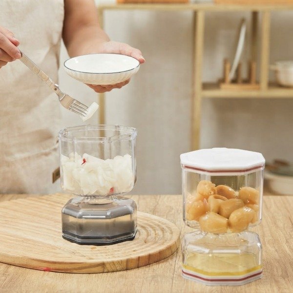 Producto - POTE HERMETICO ESCURRIDOR DE LIQUIDO