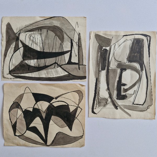 Producto - San Martín, María Laura - Tres obras abstractas