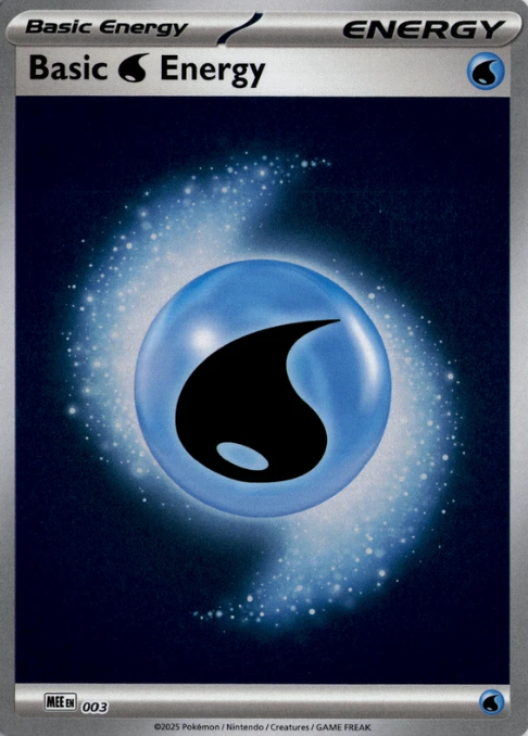 Producto - Mega Evolution: Energy - Basic Water Energy MEE003 Reverse Holofoil