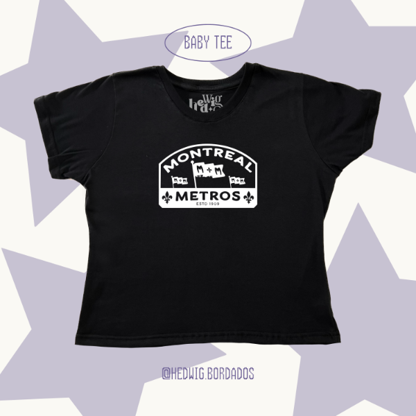 Baby tee "montreal metros heated rivalry" — imagen 2