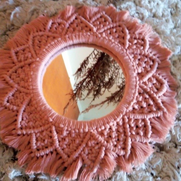 Producto - Espejo en Macramé