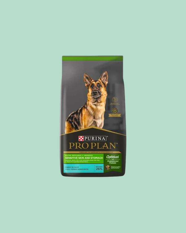 Producto - ALIMENTO PROPLAN SENSITIVE SKIN/STOMACH R-M/G 3KG